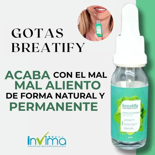 BREATIFY® GOTAS PARA EL MAL ALIENTO